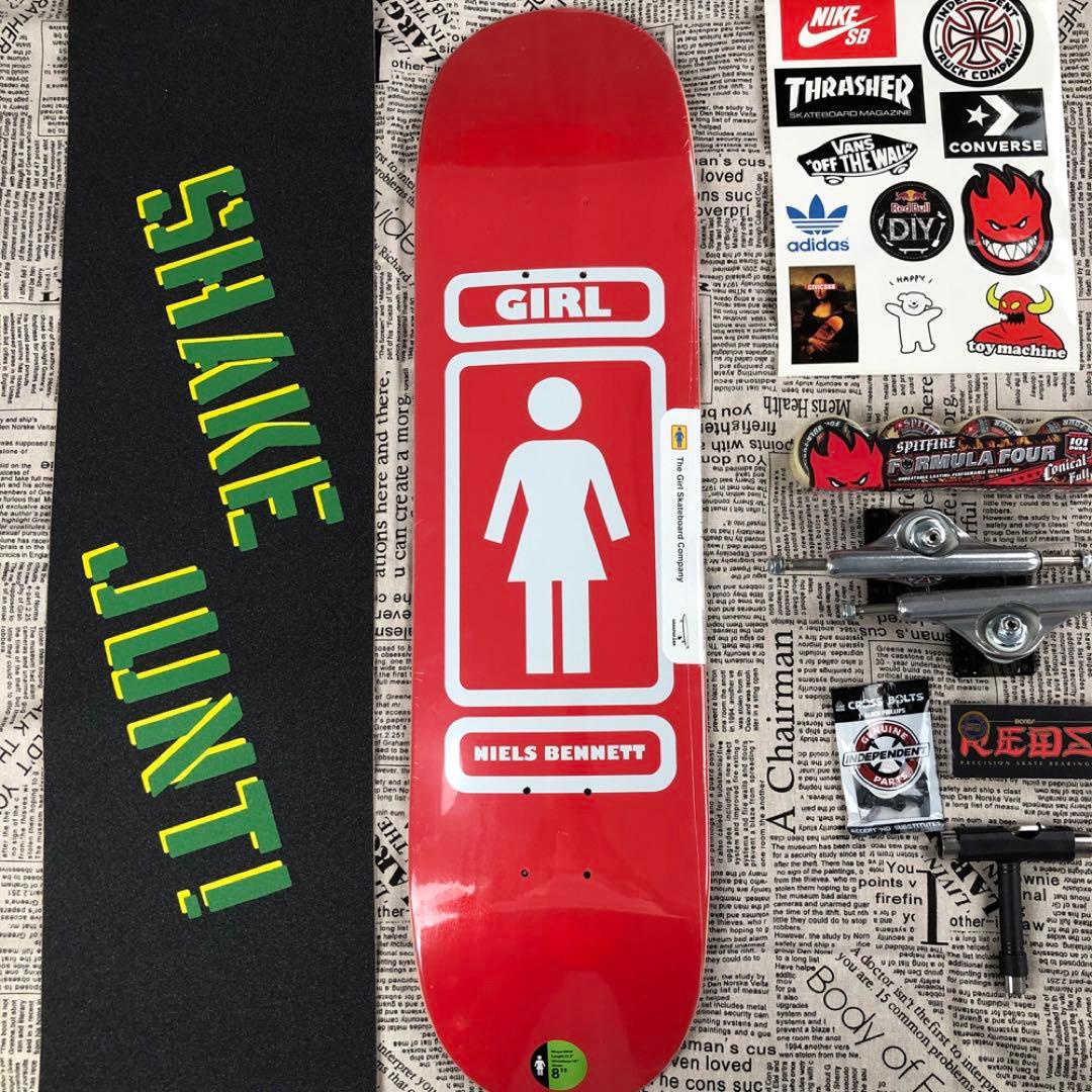 GIRL】スケボー デッキデッキ セット 8.0 - メルカリ