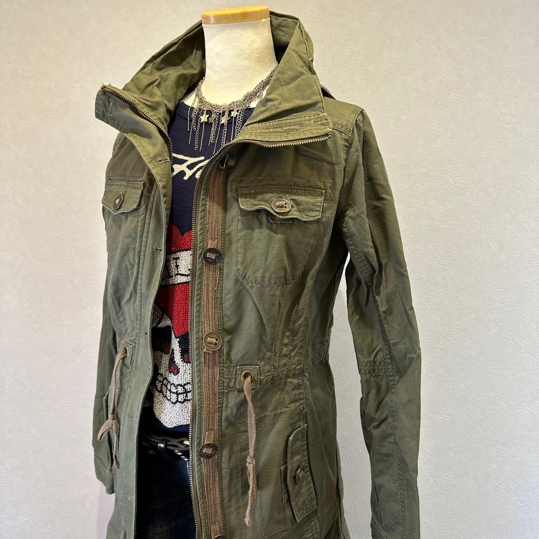 00s archive military grunge coat Y2K - メルカリ