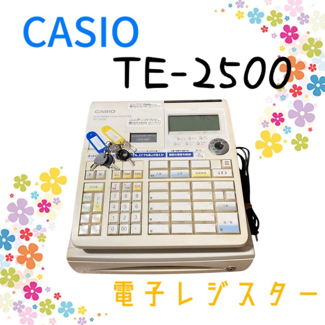 CASIO 電子 レジスター TE-2500 ネットレジTE-2500-15S - スタンダードシリーズ｜電子レジスター［POS