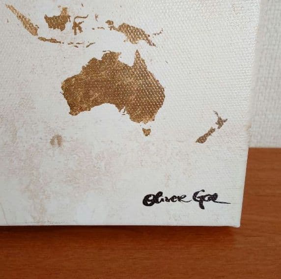 美品 オリバーガル Mapamundi White Gold