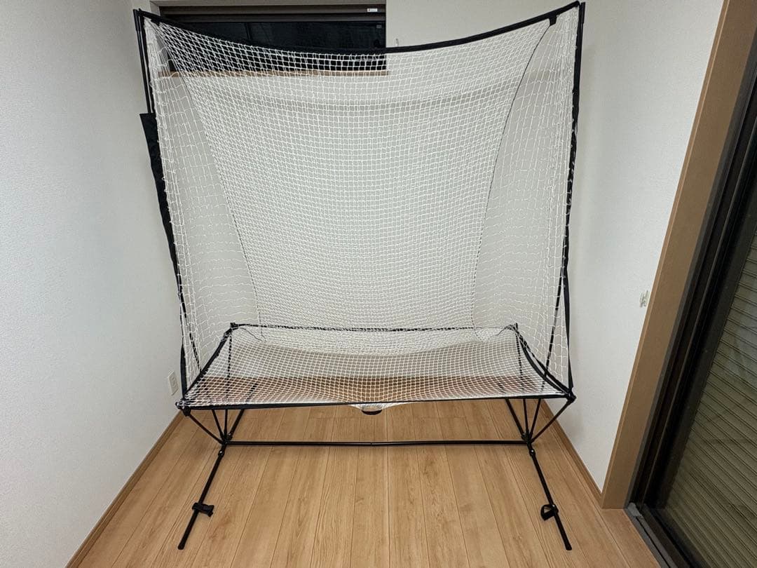 バッティングネット　穴あきボール、ボール投げ機付き 楽天市場】野球 バッティングネット 穴あきボール 集球ネット 練習