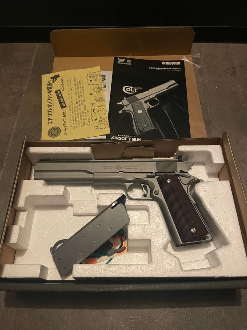 【美品】ウエスタンアームズWA SCWハードボーラーロングスライド ガスガン本体 WA SCW ウエスタンアームズ ハードボーラー ロングスライド・モデル 09