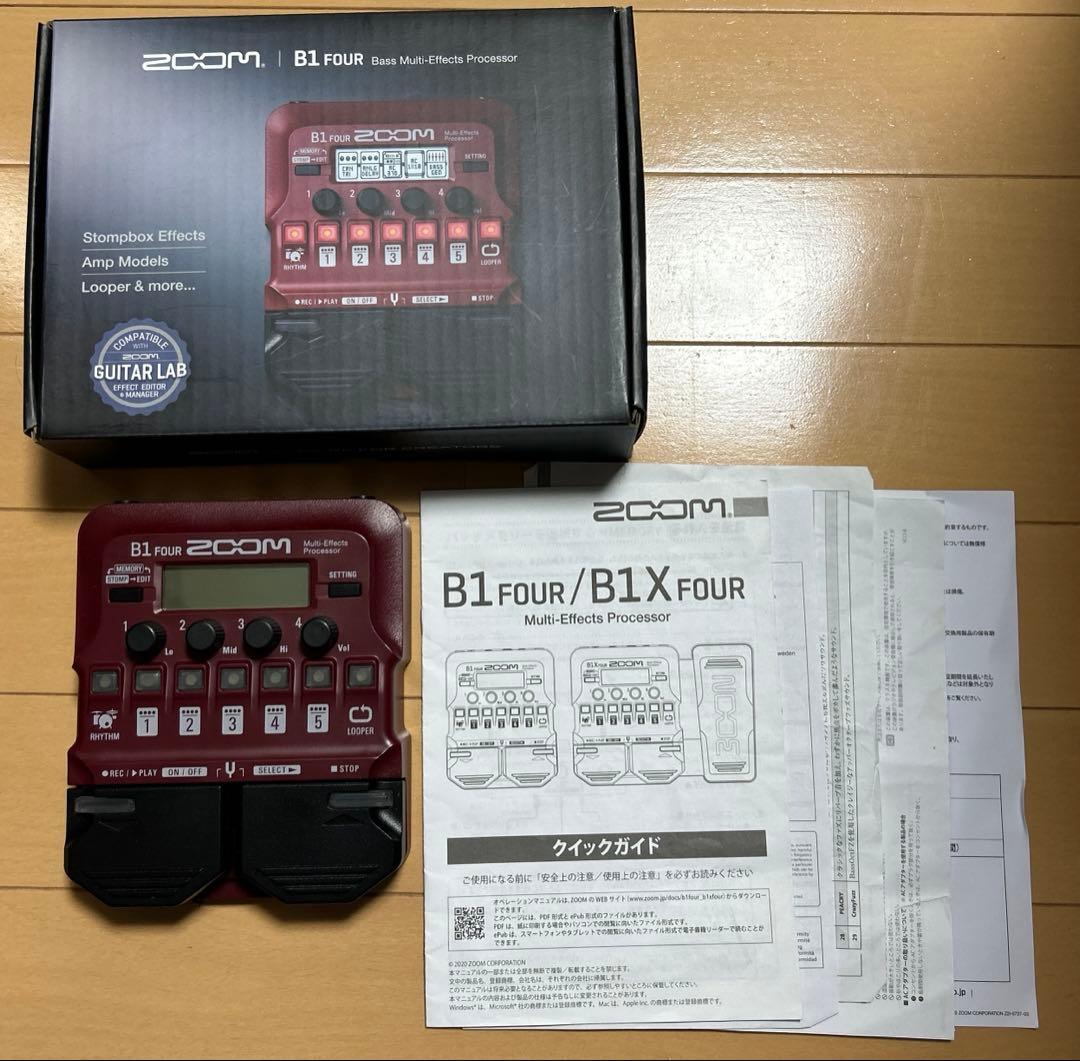 ベース B1 FOUR Multi-Effects Processor B1 Four / B1xFour | ZOOM