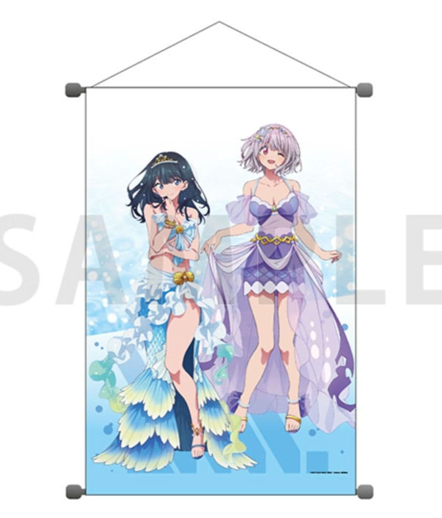 グリッドマン 宝多六花&新条アカネ タペストリー マーメイドVer