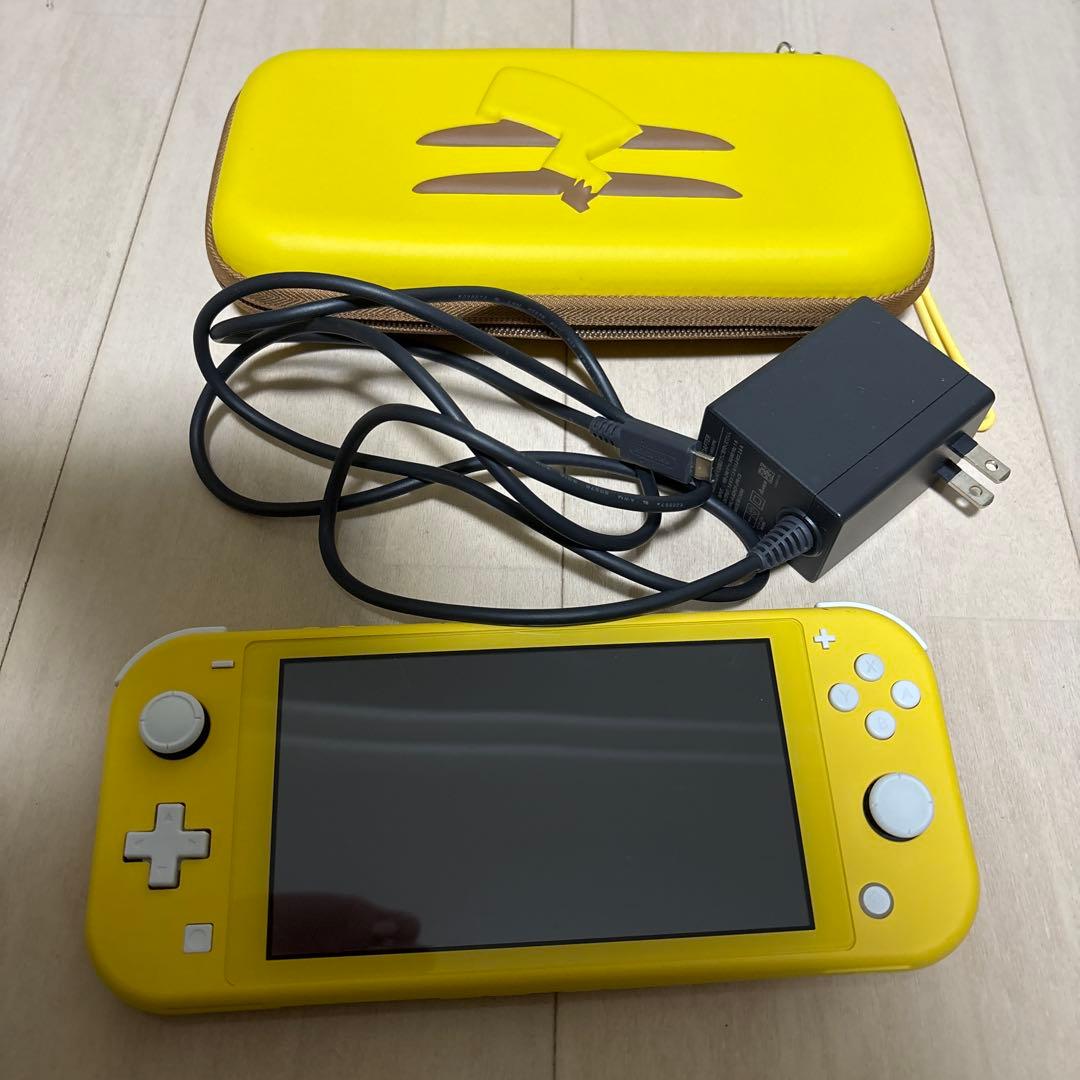 Nintendo Switch Lite イエロー 本体 + ケース + 充電器