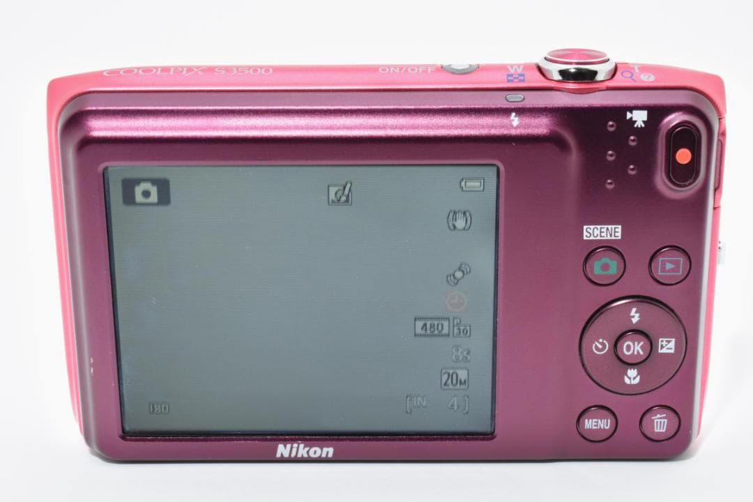 □ 美品 □ ニコン Nikon COOLPIX S3500 ストロベリーピンク - メルカリ