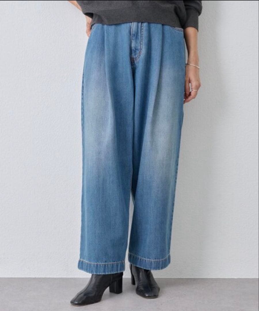 ビアズリー ルーズタックデニム フルカワコラボ ルーズタックデニム | BEARDSLEY(ビアズリー