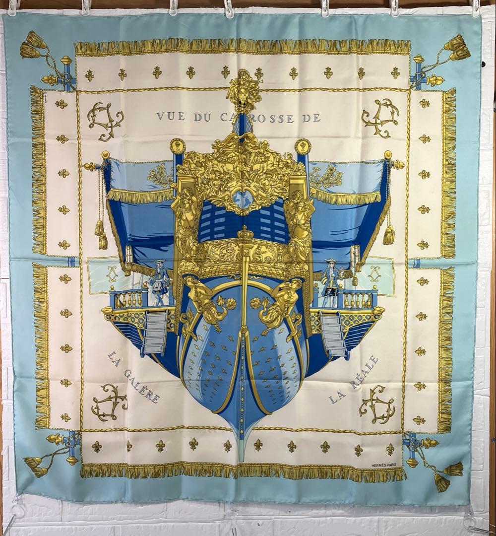 HERMES　エルメス　スカーフ　カレ90　シルク　クイーンの戴冠式　4929 中古・古着通販】HERMES (エルメス) カレ90 クイーンの載冠式 シルク