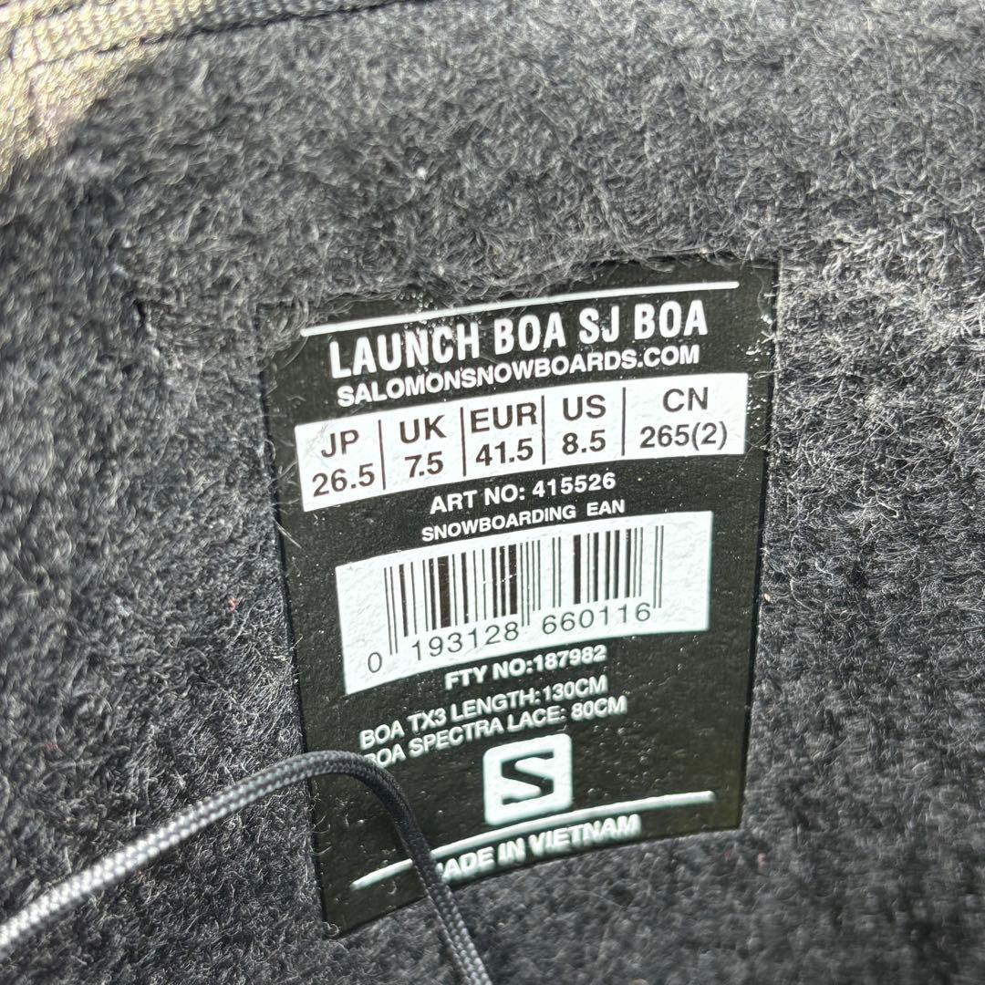 スノーボード 22-23 SALOMON LAUNCH BOA SJ BOA 26.5cm
