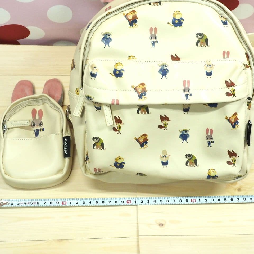 香港ディズニーランド ズートピア ニック ジュディ リュック バッグ