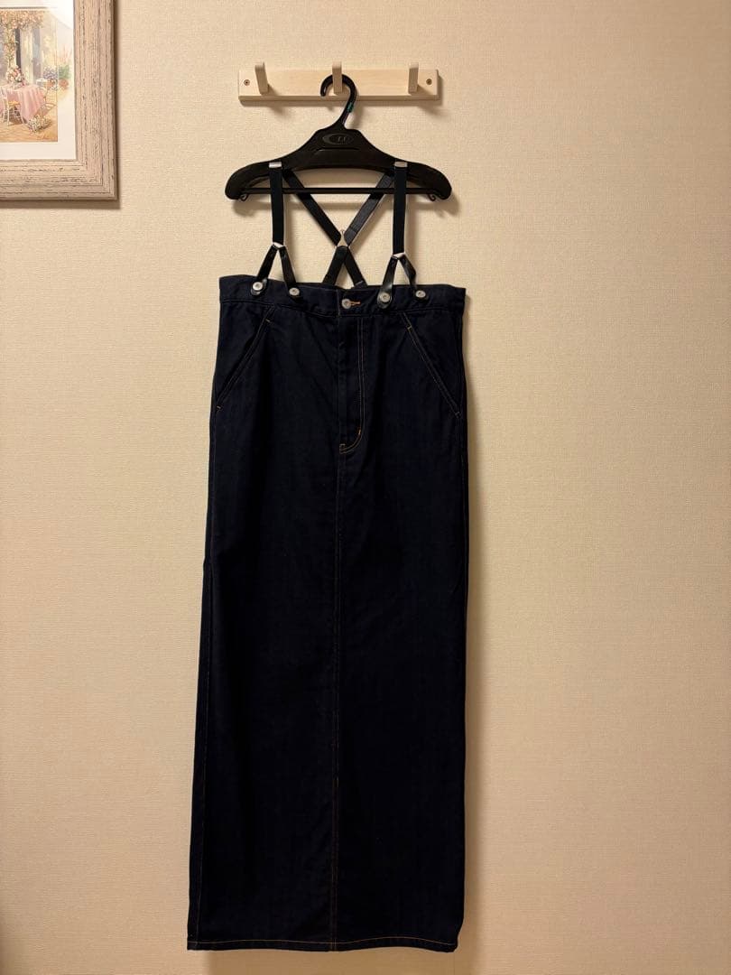 カレンソロジー&RC ダークブルー デニム サスペンダーワンピース Curensology（カレンソロジー）の「Curensology(カレンソロジー)/＜&RC