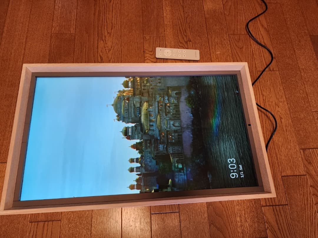 Atmoph Window 2 アトモフ ディズニー カリモク製の高級フレーム