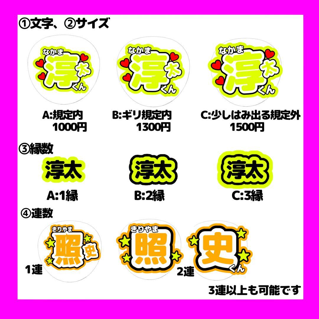 うちわ文字　うちわ屋さん　オーダー　文字パネル　ネームボード　ファンサ　団扇文字