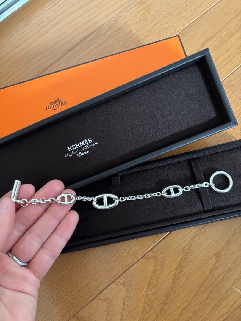HERMES シルバー ブレスレット ファランドール LG エルメス coeuriche777_14261