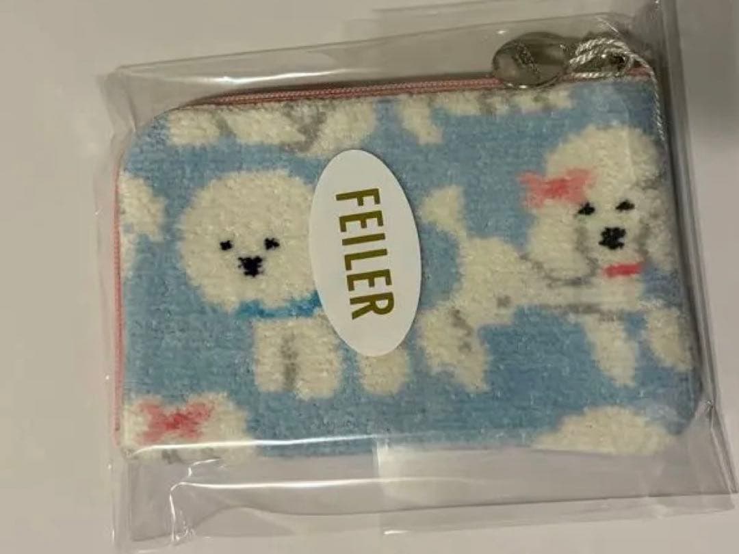 フェイラー モフモフワンチャン L字ポーチ WEB限定カラー 新品未使用
