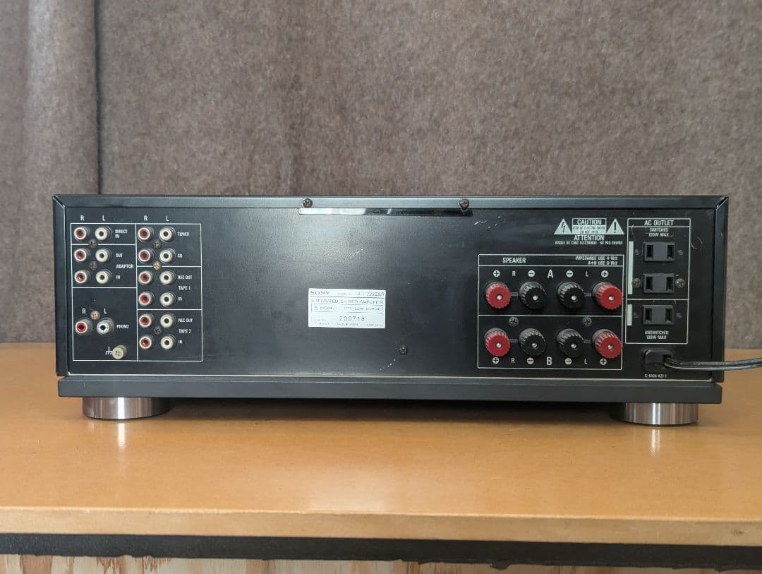 SONY TA-F222ESR プリメインアンプ【整備済・ヘッドホン端子新品