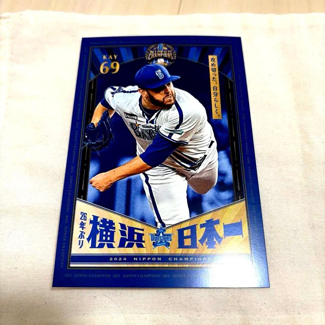 アンソニー・ケイ 背番号69横浜DeNAベイスターズ 日本一記念選手ポスト