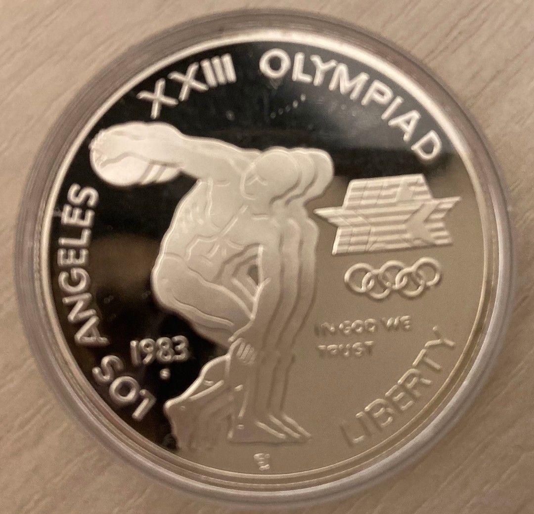 1983年 ロサンゼルスオリンピック大会 記念銀貨 - メルカリ