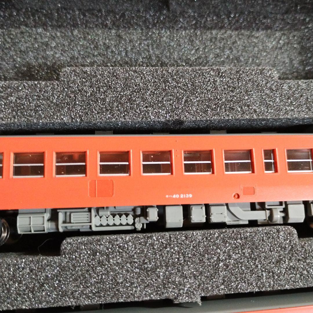 055 Nゲージ 鉄道模型 5両セット 赤クリーム