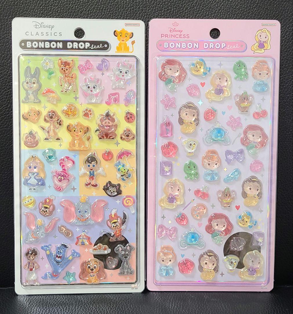 正規品】ディズニー ボンボンドロップシール クラシック プリンセス