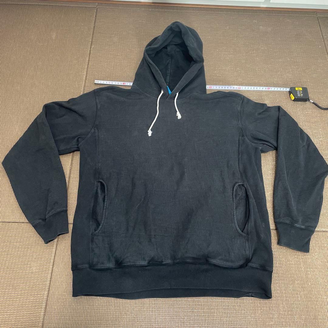 グッドオン　黒 フード付きパーカー　日本製　最終値引 GOOD ON（グッドオン） パーカー GOOD ON RAGLAN P/O HOOD SWEAT