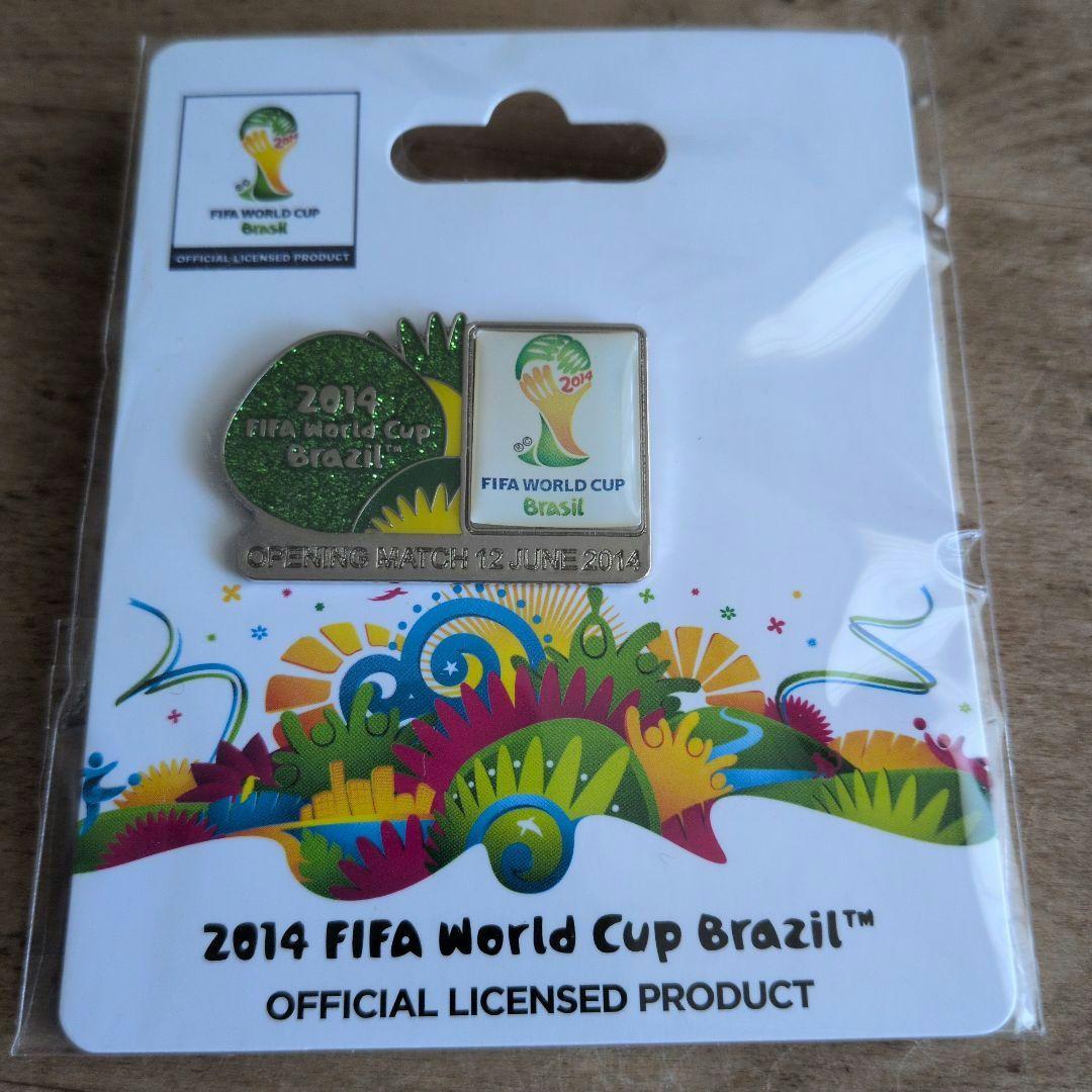 2014 FIFAワールドカップブラジル ピンバッジ 未開封 - メルカリ