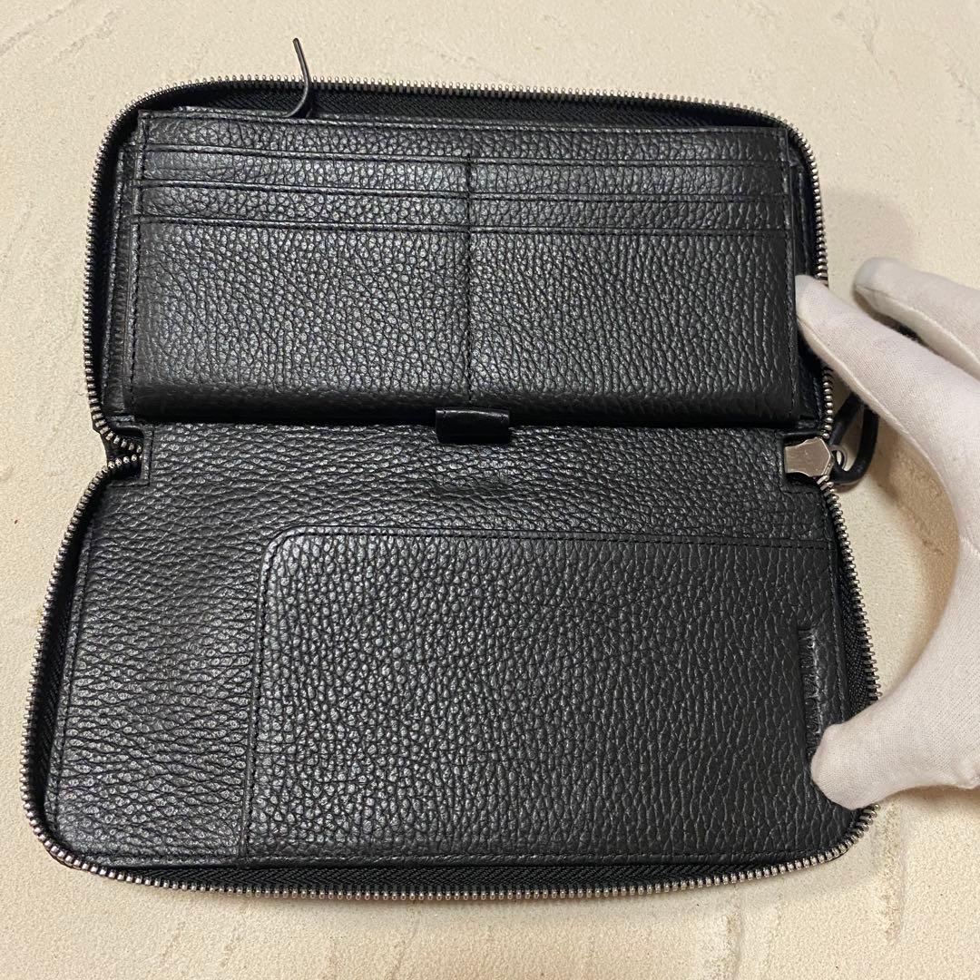 エンポリオアルマーニ 長財布イーグルマーク ブラック EMPORI