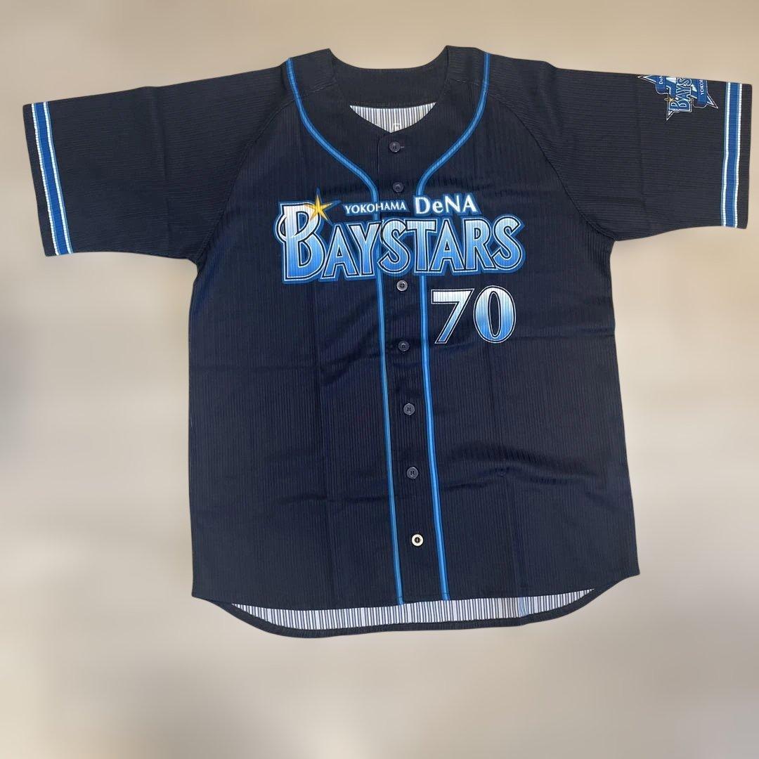 横浜DeNAベイスターズ☆初代ビジターユニフォーム中畑清監督モデル/L