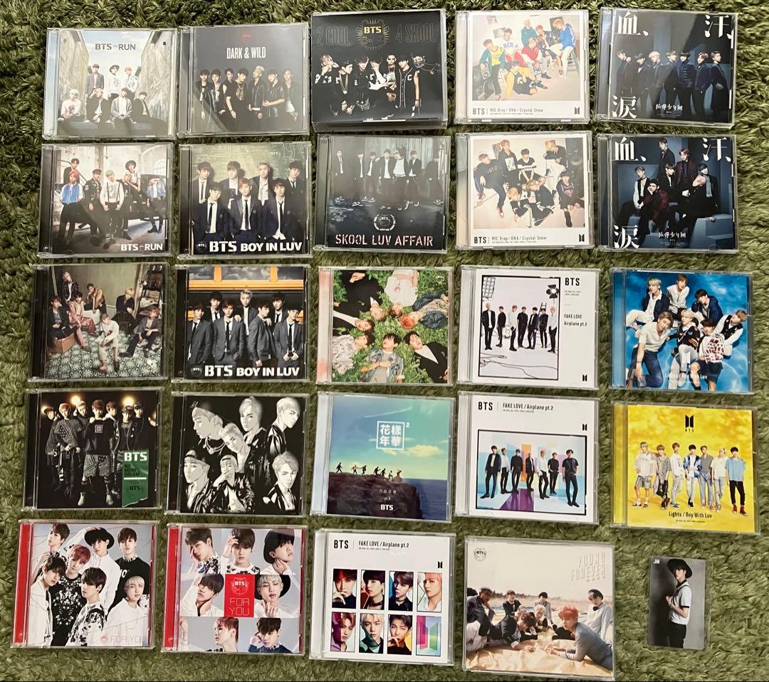BTS CD 24枚セット トレカ1枚付（JIN） - メルカリ