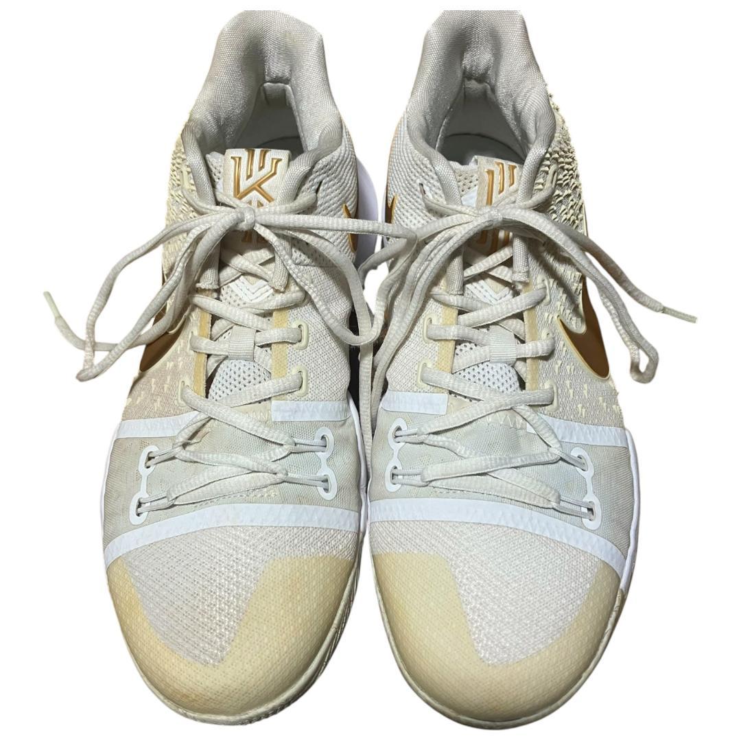 Kyrie 3 EP Finals 26.5cm 白×金