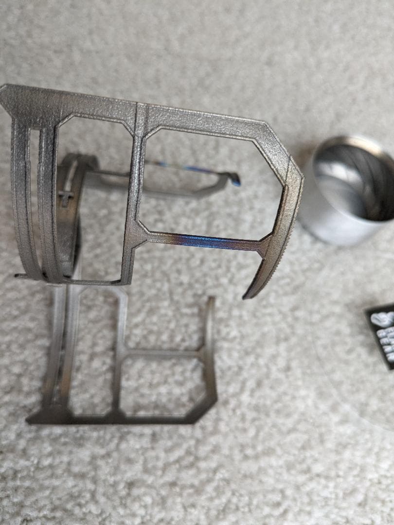 FINAL FLAME GEAR アルコールストーブ、チタン五徳セット - メルカリ