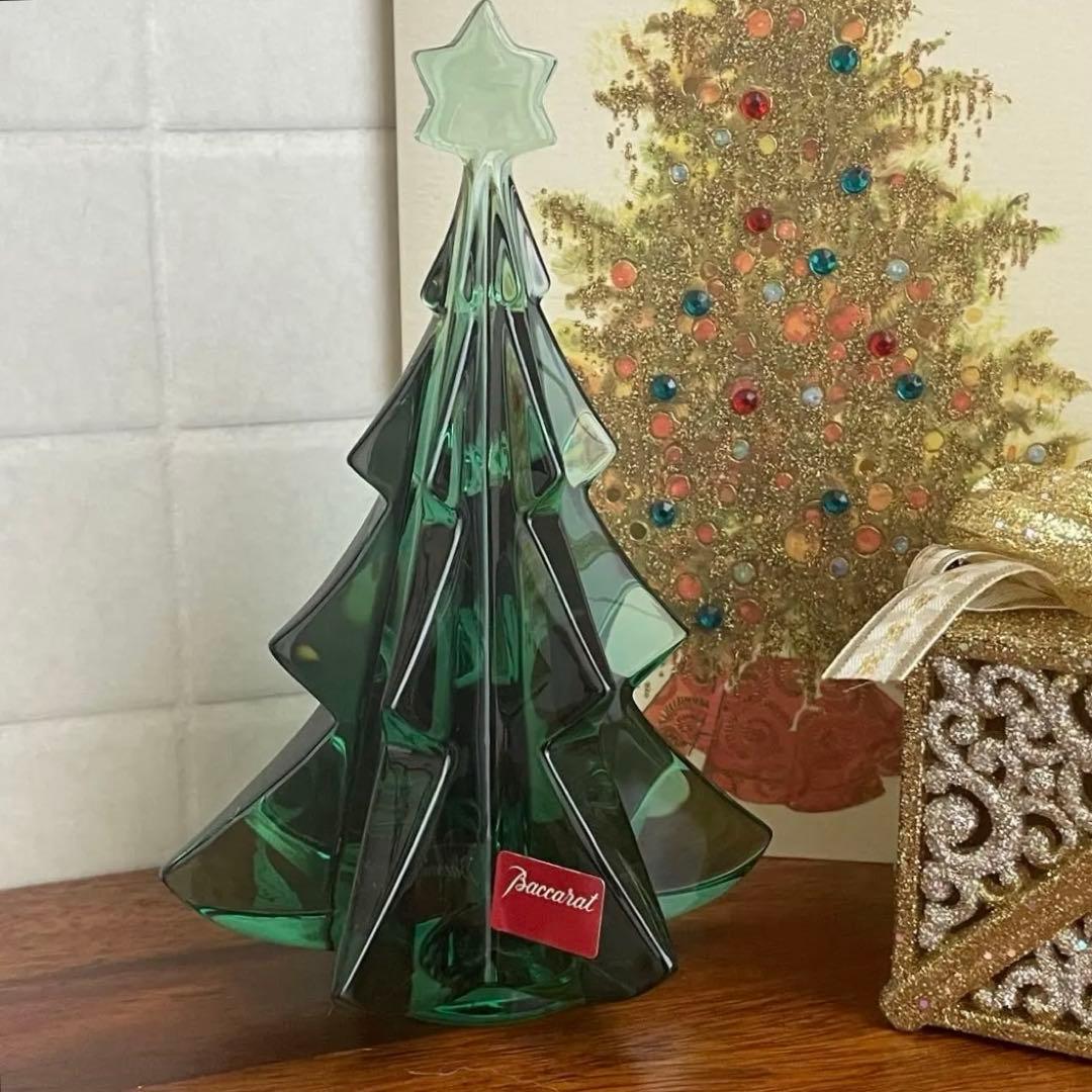 Baccarat　バカラ　ノエル　 クリスマスツリー　グリーン Baccarat バカラ ノエル クリスマスツリー グリーン - メルカリ