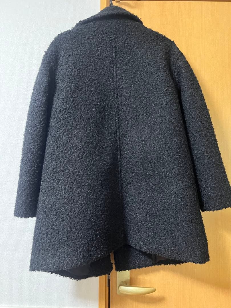 OHOTORO Boucle 2way Half Coat ブラック - メルカリ