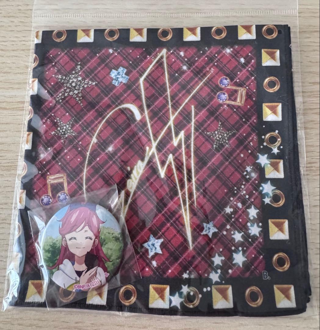 復刻版 アイカツ メモリアル ハンカチ セット 音城セイラ 缶バッジ
