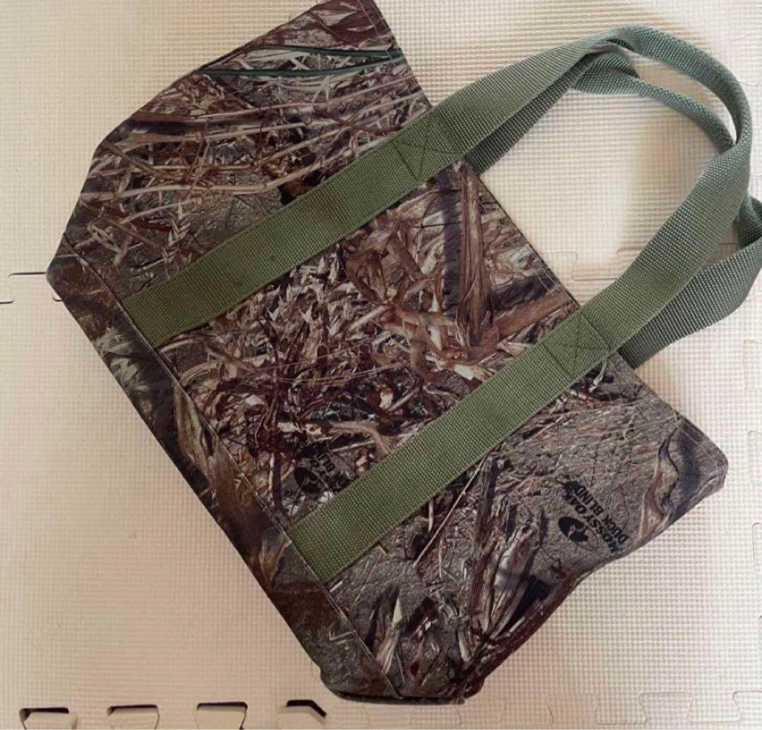希少！廃盤！　LLbean カモフラ　ハンターズトート　迷彩ナイロントートバッグ ハンターズ・トート・バッグ、ジップ・トップ ショルダー・ストラップ