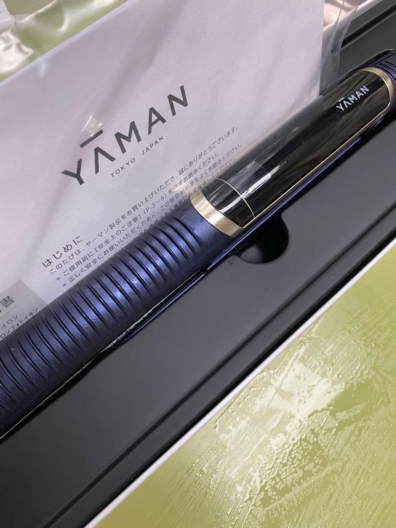 YAMAN ストレートヘアアイロン ネイビー - メルカリ