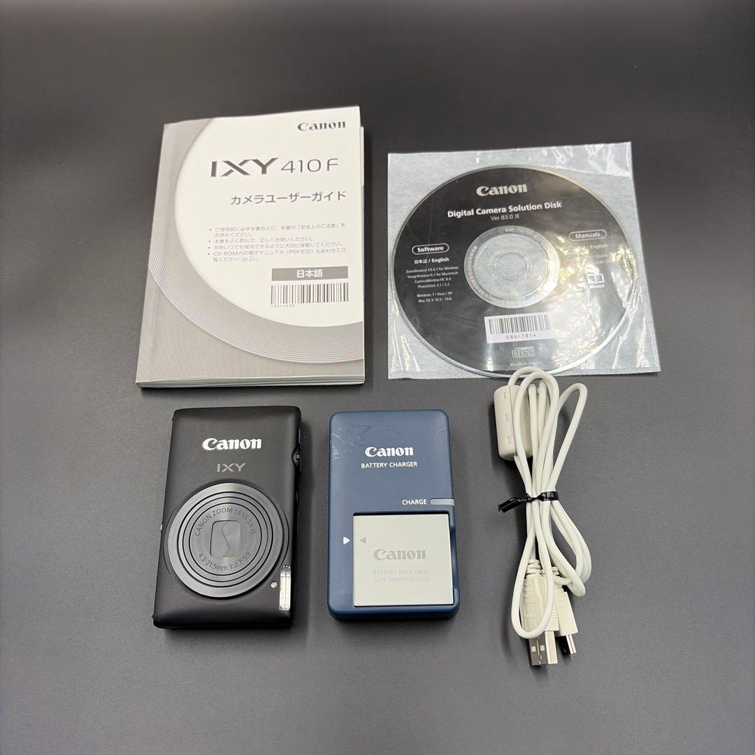 Canon IXY 410F ブラック キャノン コンパクトデジタルカメラ - メルカリ