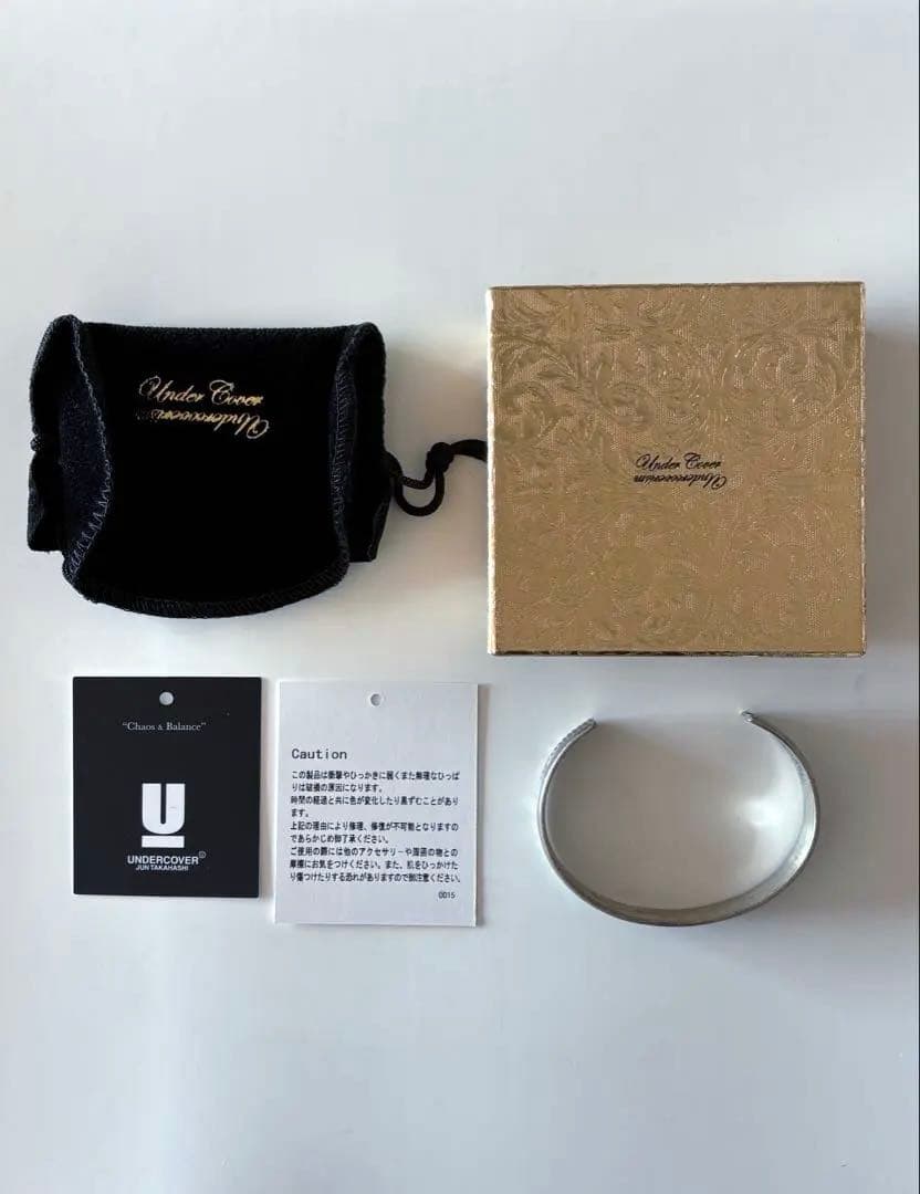 undercover アンダーカバー Silver ブレスレット Giz柄 - メルカリ