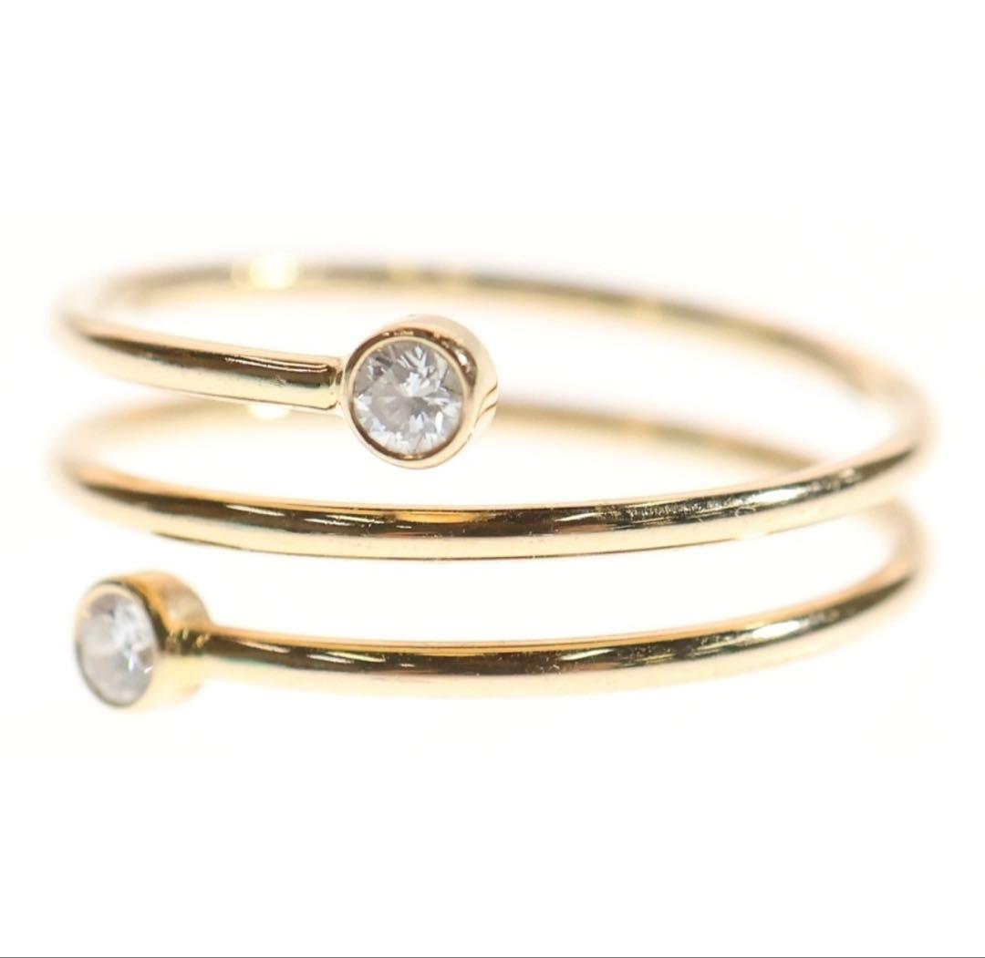 TIFFANY & Co. エルサペレッティ フープ リング エルサ・ペレッティ ダイヤモンド フープ リング ダイヤモンド 18K