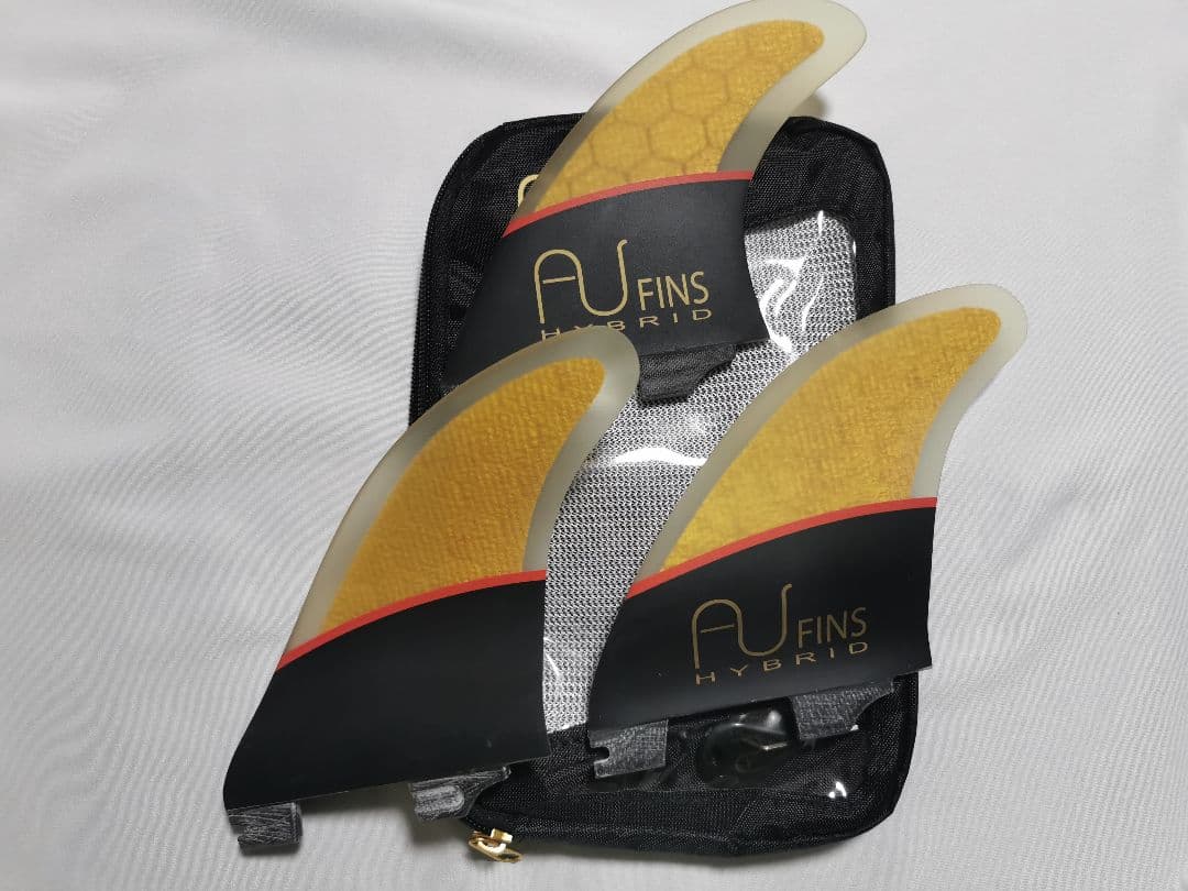 AUフィン AUfins FCS2 トライフィン ブラックイエロー スラスター