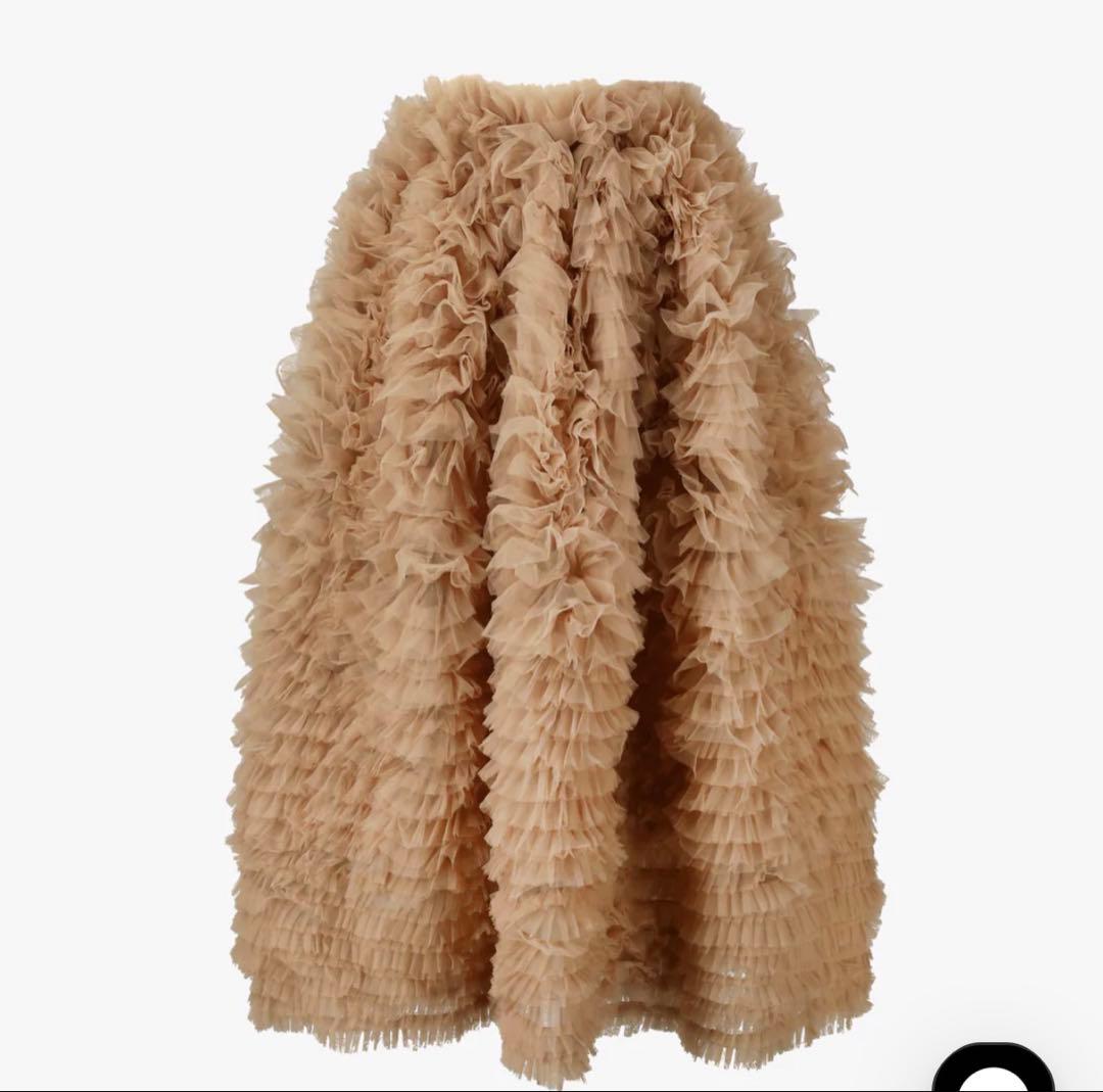 Bibiy DARLENE SHUSHU SKIRTベージュ BIBIY. MADE | DARLENE SHUSHU SKIRT BEIGE｜Bibiy.