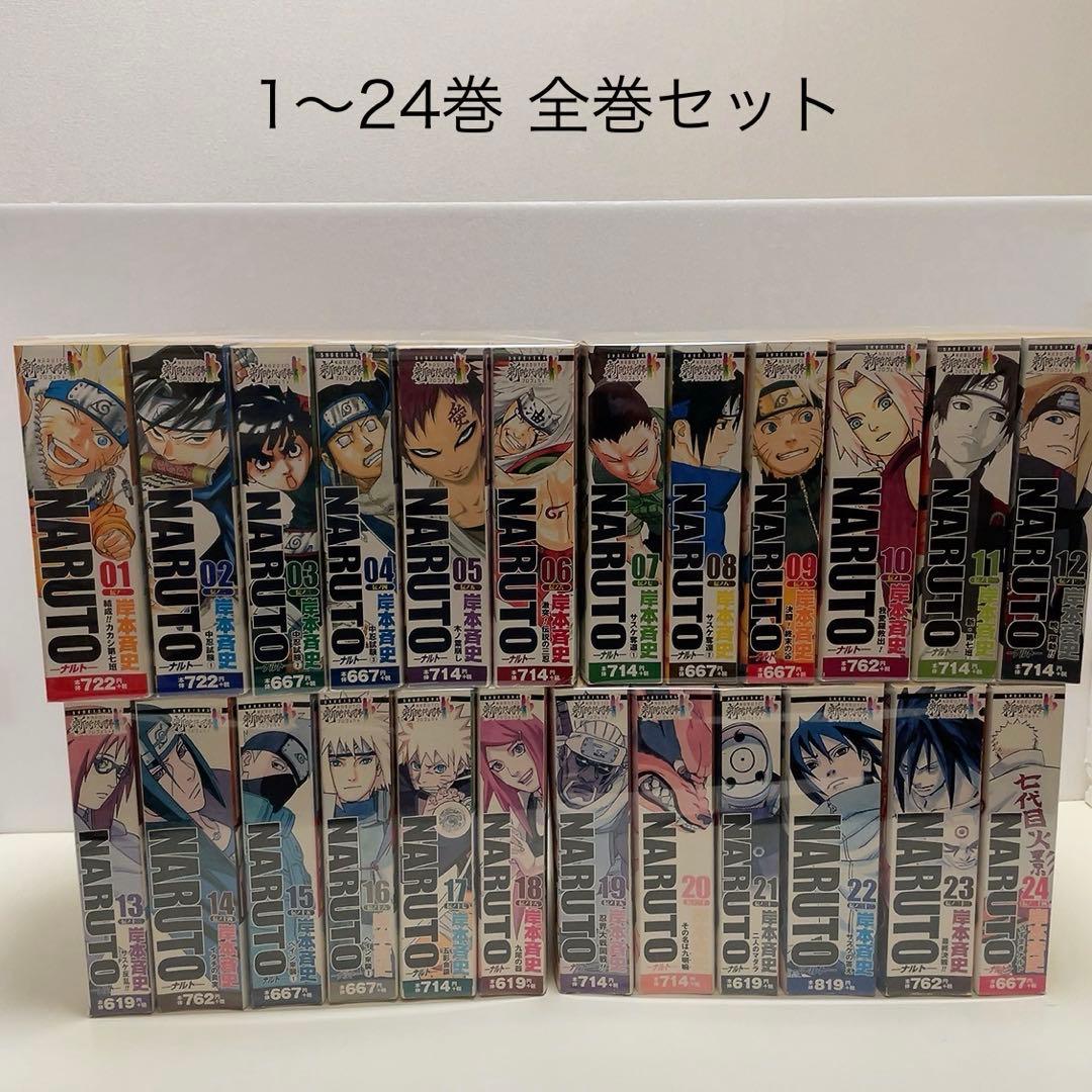 NARUTO ナルト コンビニ版 ジャンプリミックス 1-24巻 全巻セット NARUTO-ナルト- コミック 1-24巻セット (SHUEISHA JUMP REMIX) | 岸本