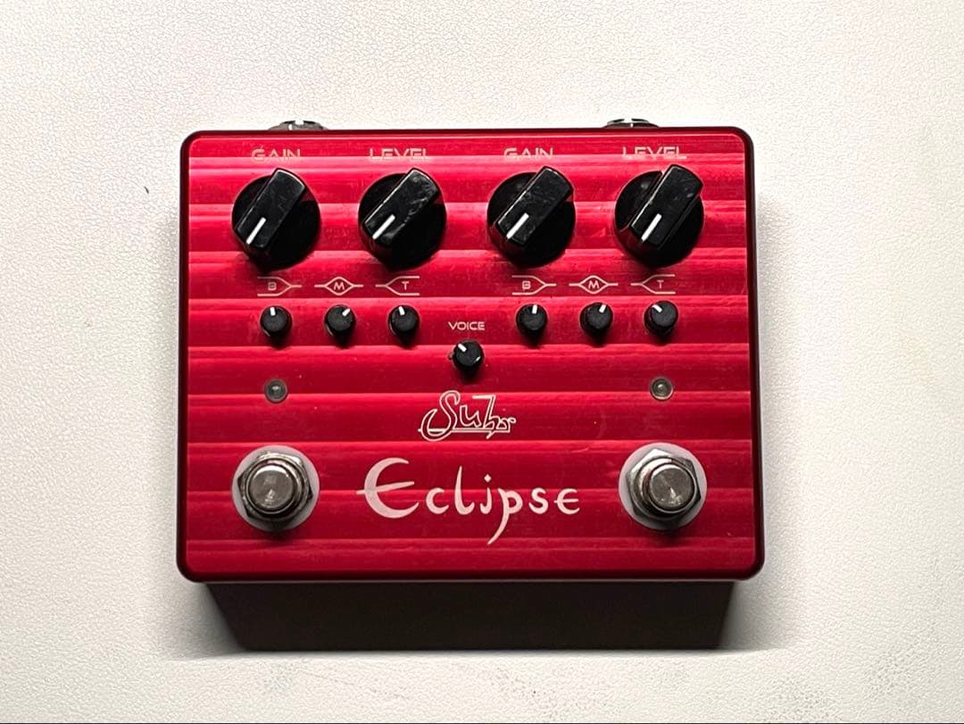 SUHR Eclipse ギターエフェクター SUHR / Eclipse ディストーションの特徴と使い方などをレビュー。一台