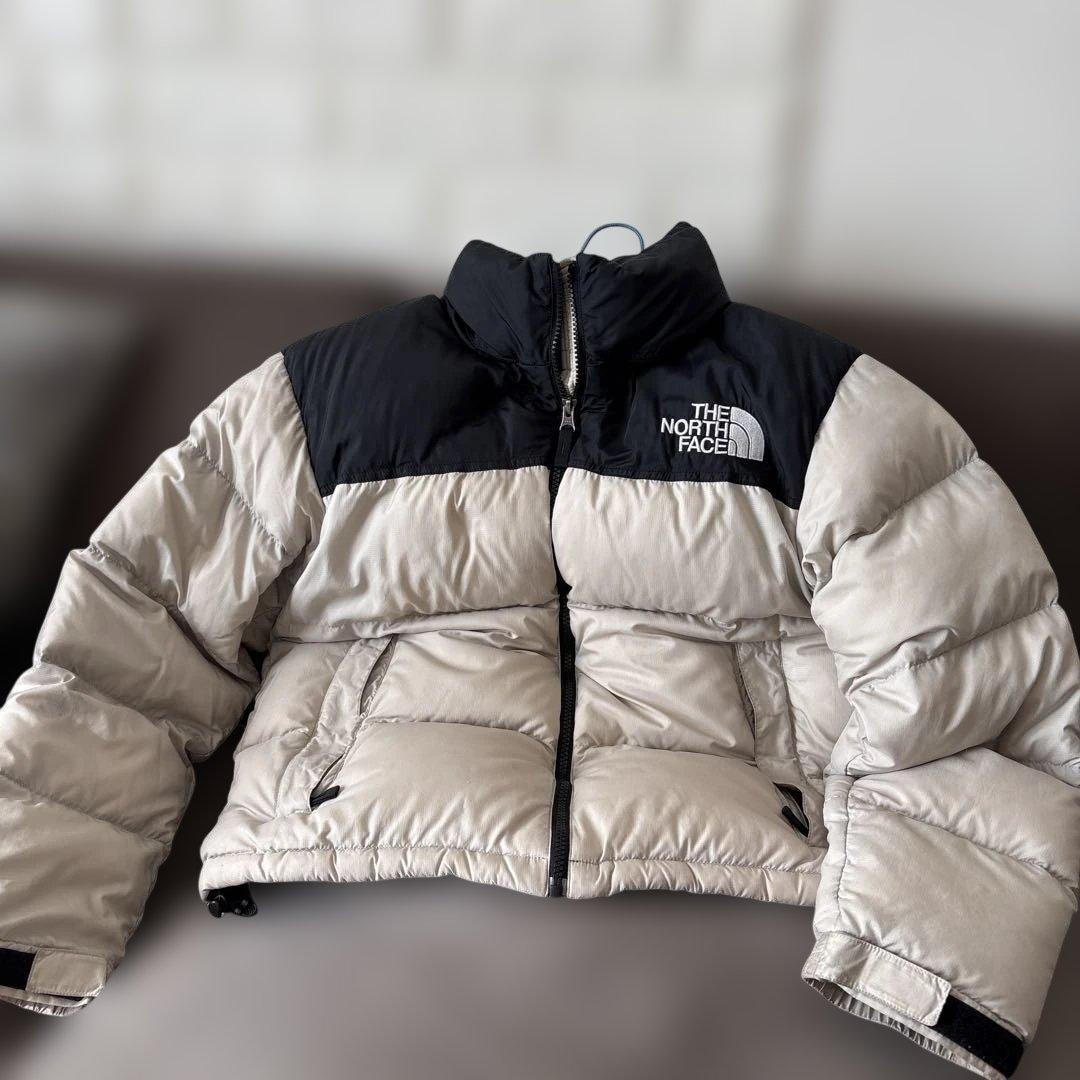 THE NORTH FACE ヌプシダウンジャケット L 黒/ベージュ最終価格 THE NORTH FACE（ザ ノースフェイス） ダウンジャケット ダウン メンズ