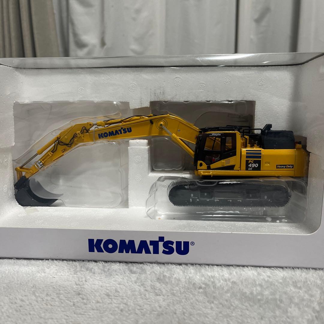 KOMATSU PC490LC-11 ミニカー 1/50 Komatsu Komatsu PC490LC-11 Excavator Diecast Model