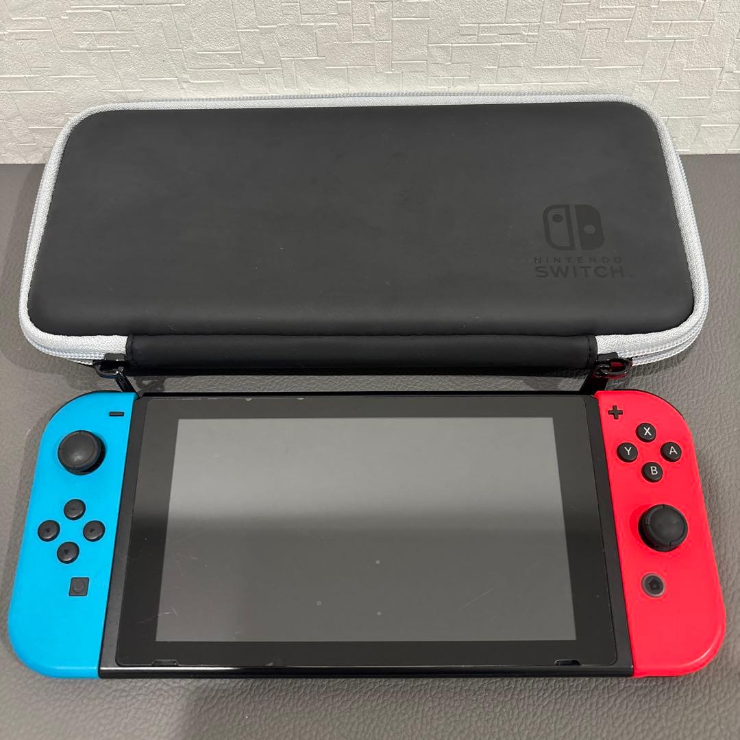 Nintendo Switch HAC-001 2019年製 ケース付き Amazon.co.jp: 【整備済み品】 Nintendo Switch ニンテンドー スイッチ