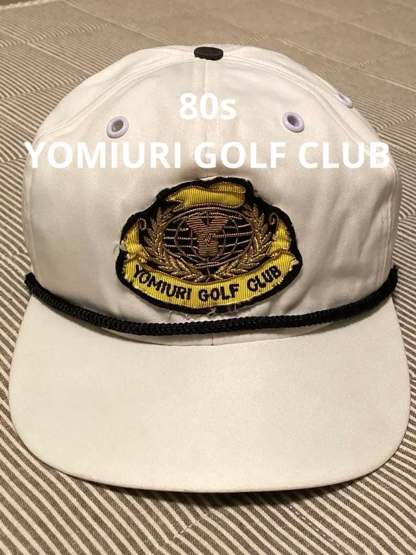 超希少80s YOMIURI GOLF CLUB よみうりゴルフ倶楽部 キャップ ギフト | 東京よみうりカントリークラブ