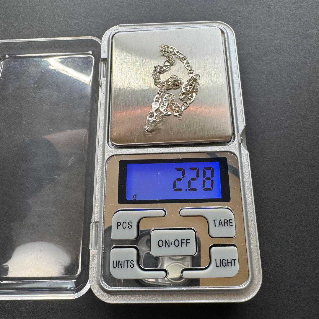 20㎝ イタリア製】ヴィンテージ アンカーチェーンブレスレット - メルカリ