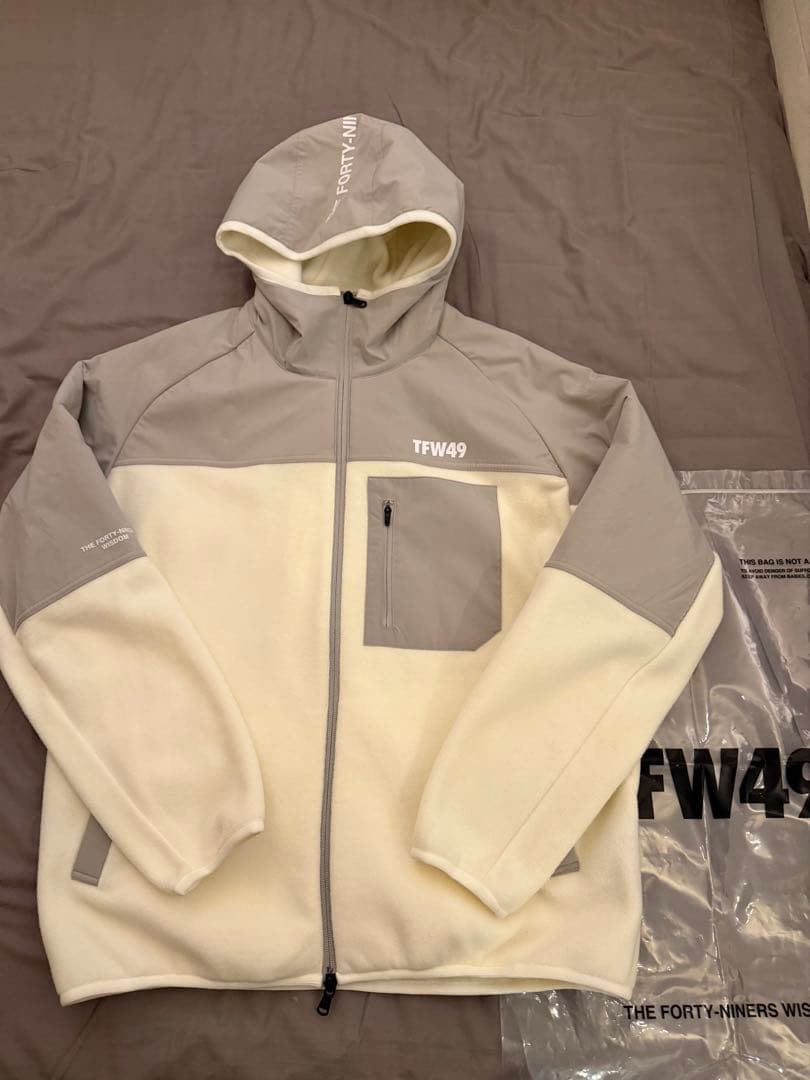 メンズウェア TFW49 FLEECE JACKET WHITE L TFW49 FLEECE JACKET WHITE L