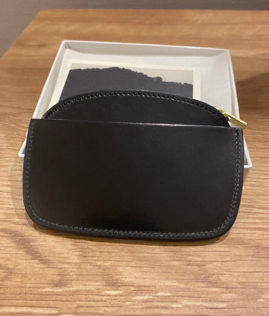 小物 forme coin purse Fold Out Square Coin Purse - Choice of Brown or Black - Etsy